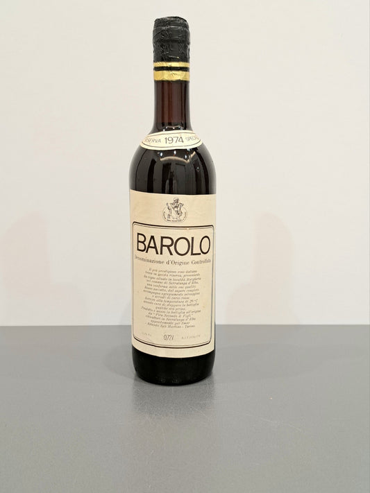 Barolo Riserva Speciale 1974 Pira Secondo. Cl 72