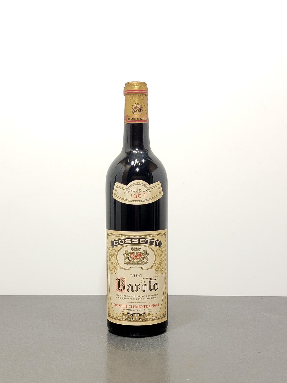 Barolo Cossetti 1964 Clemente & Figli bott.72 cl 13.5%