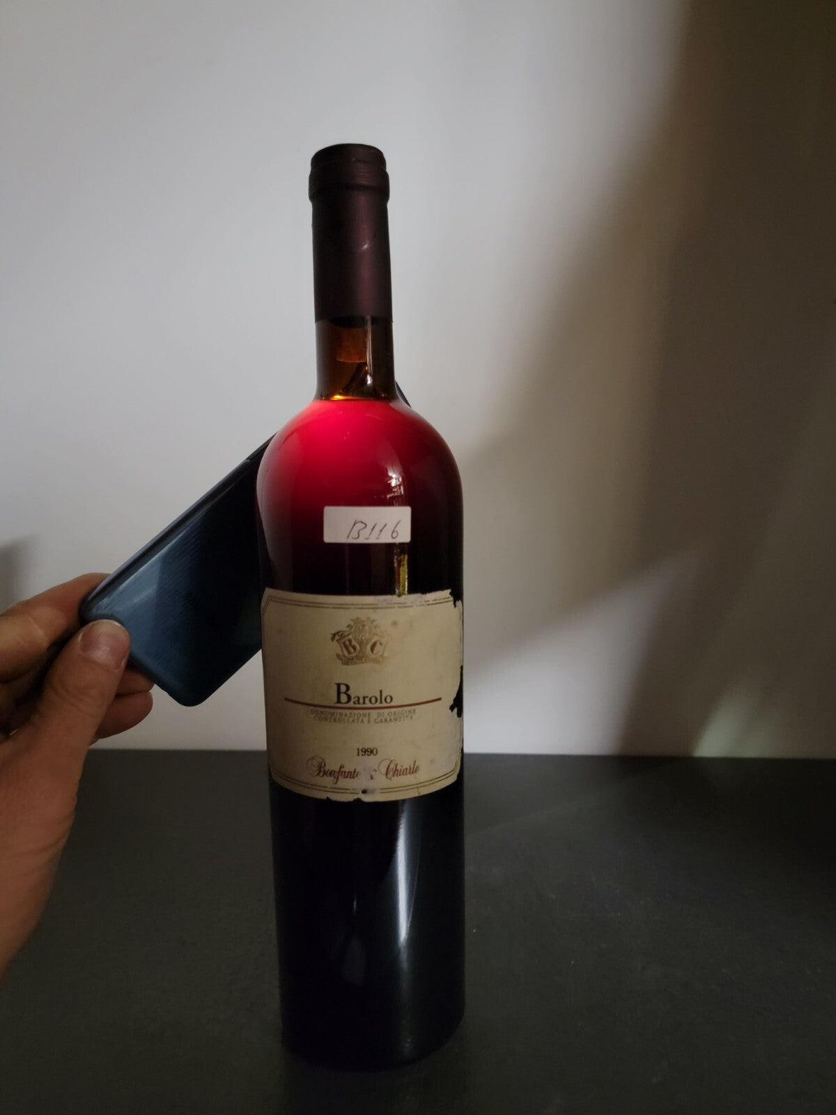 Barolo Bonfante & Chiarle 1990 bott.75 cl 13.5 %