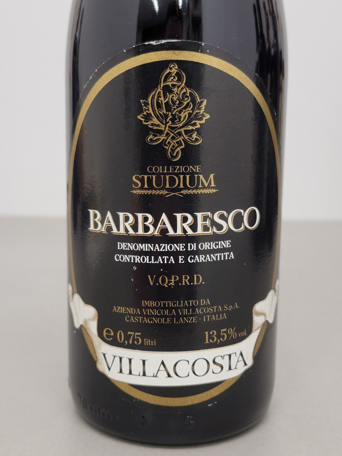 Barbaresco Villacosta 1987 Castagnole Lanze bott. 75 cl 13.5%