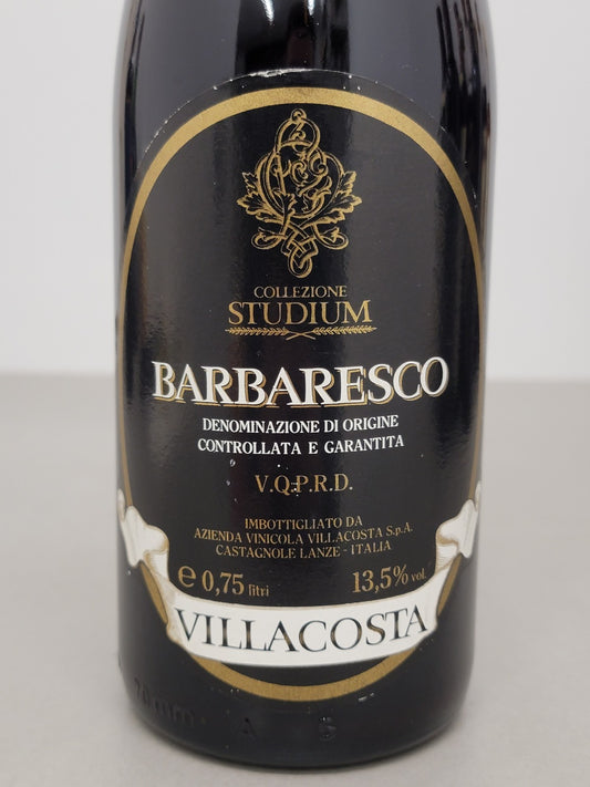 Barbaresco Villacosta 1987 Castagnole Lanze bott. 75 cl 13.5%