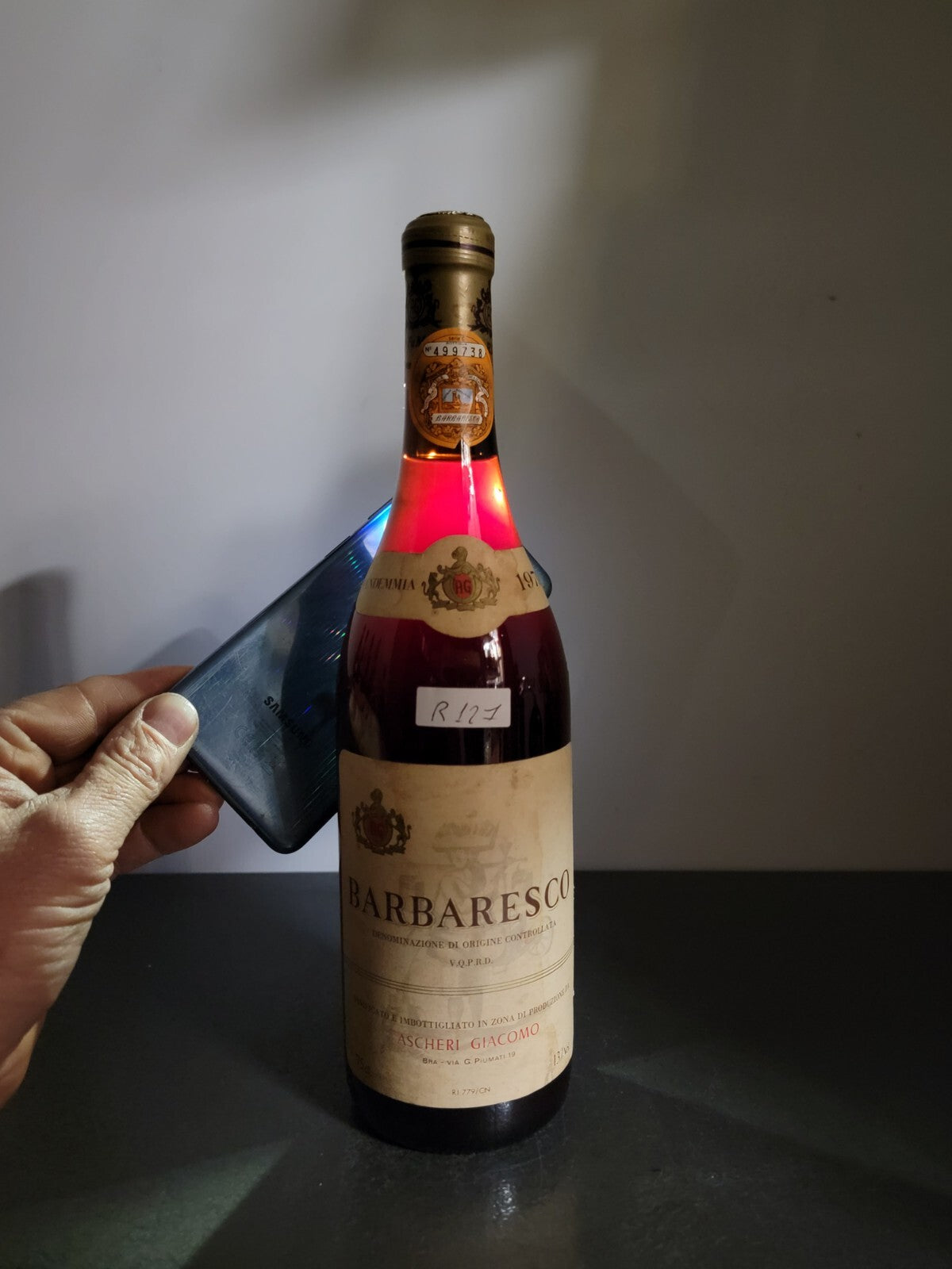 Barbaresco Ascheri Giacomo 1979  bott..75 cl 13%