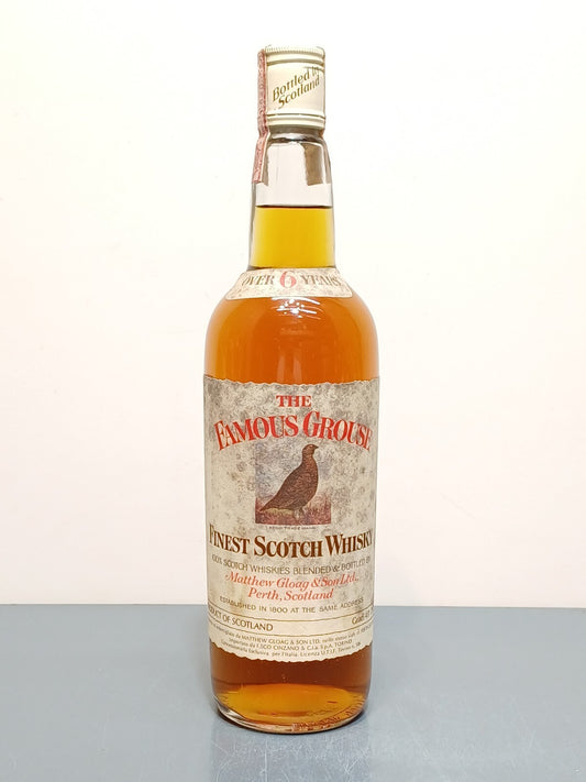 Whisky Famous Grouse Finest Scotch Whisky bott.0.75 cl anni 70