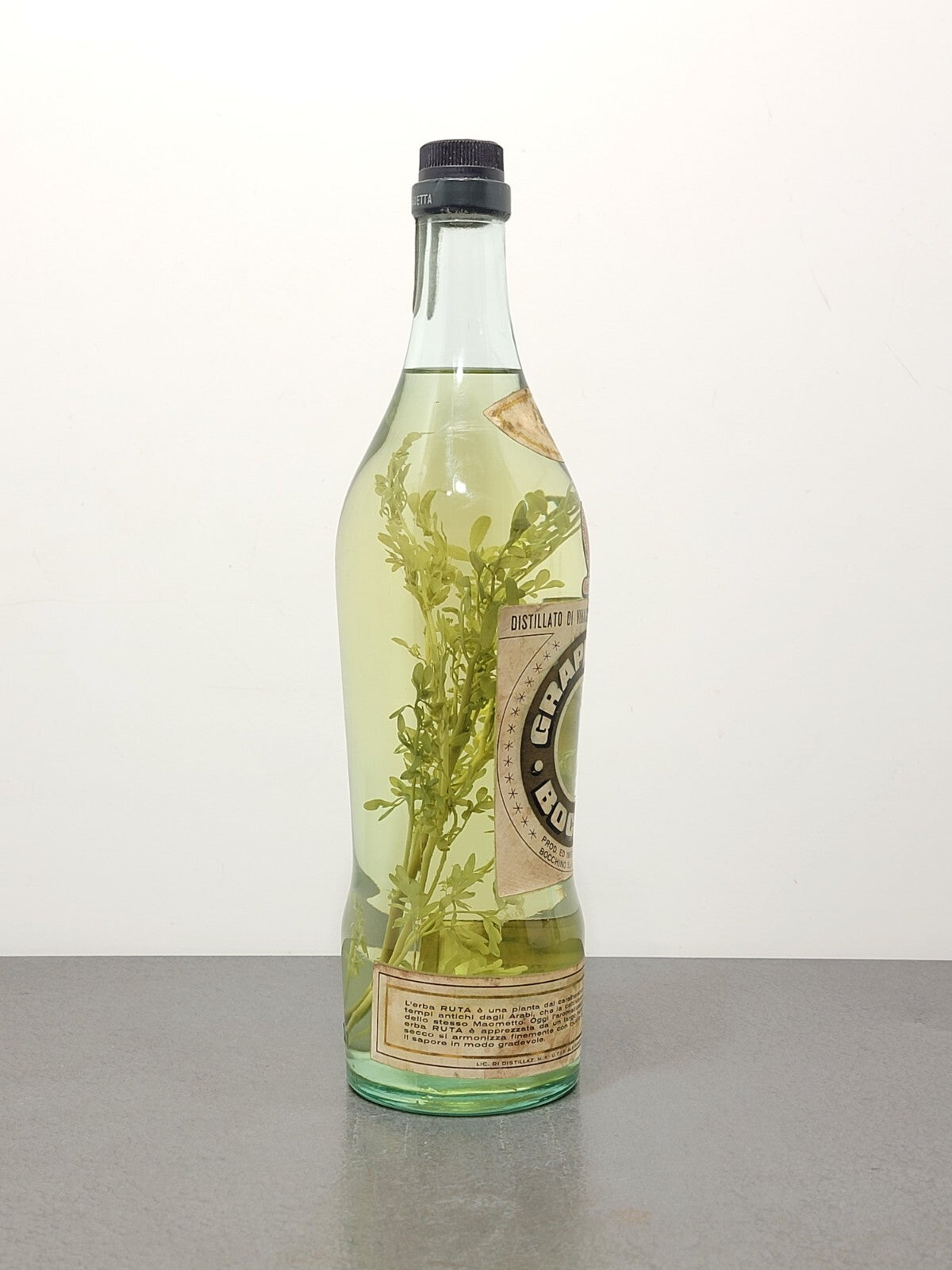 Grappa Di Bocchino Canelli 1960s bott. 1 Litro 45% DRY