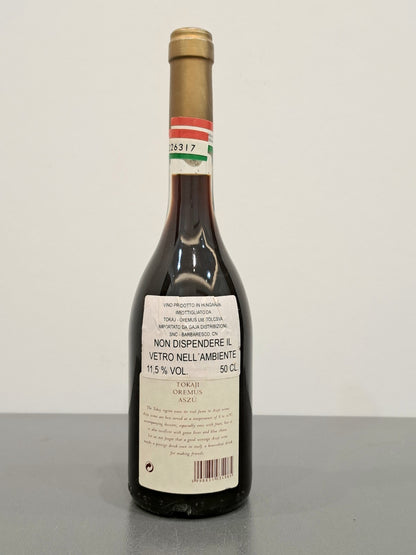 Tokaji Oremus Aszu 1998, 4 Puttonyos, Cl 50