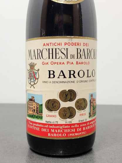 Barolo Marchesi 1969 bott.72 cl 13%