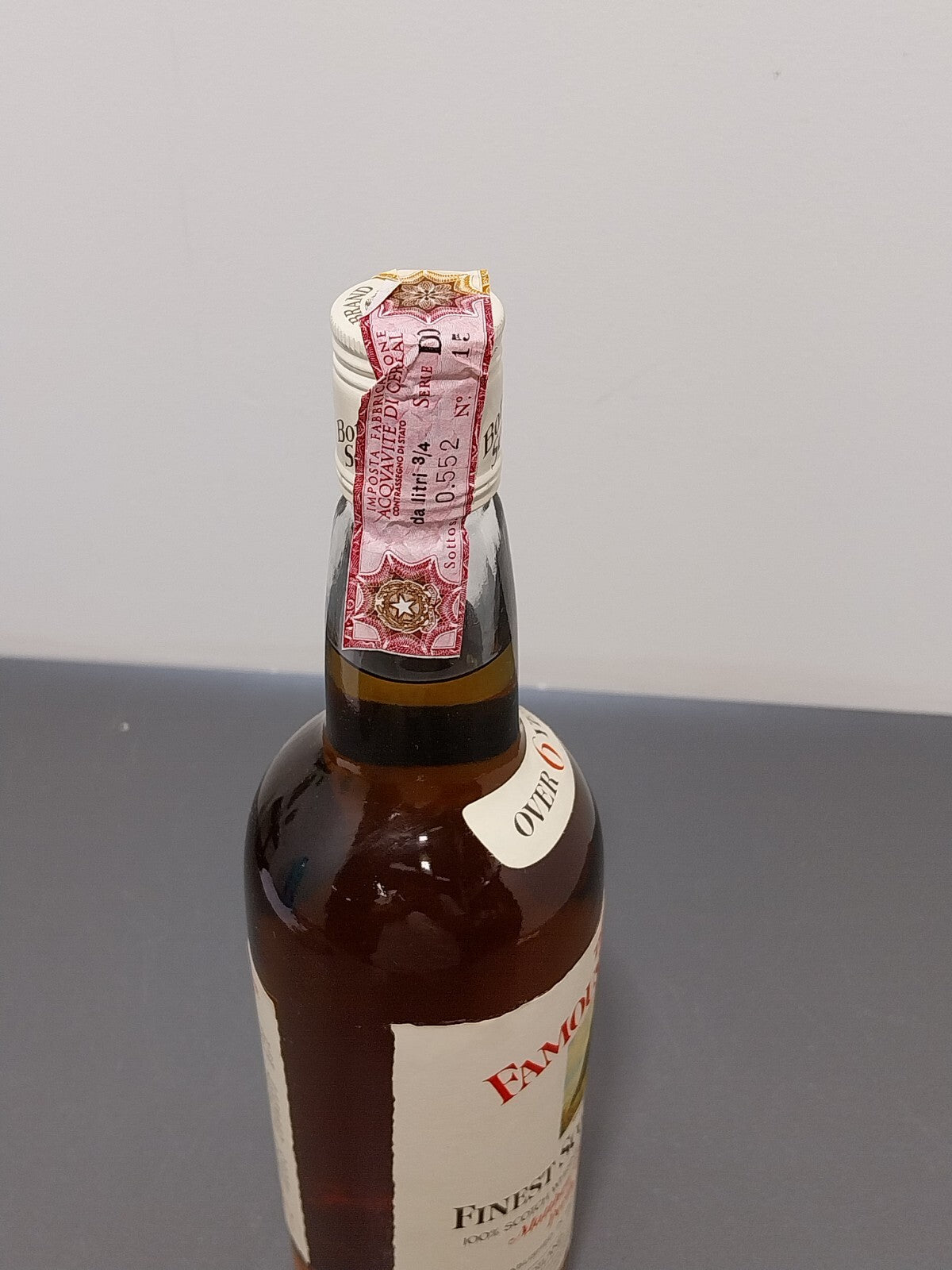 Whisky Famous Grouse Finest Scotch Whisky bott.0.75 cl anni 6070