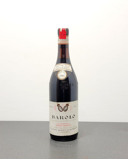 Barolo Conterno Bussia Soprana 1981 Poderi Aldo Conterno Monforte 75 cl 13.5%