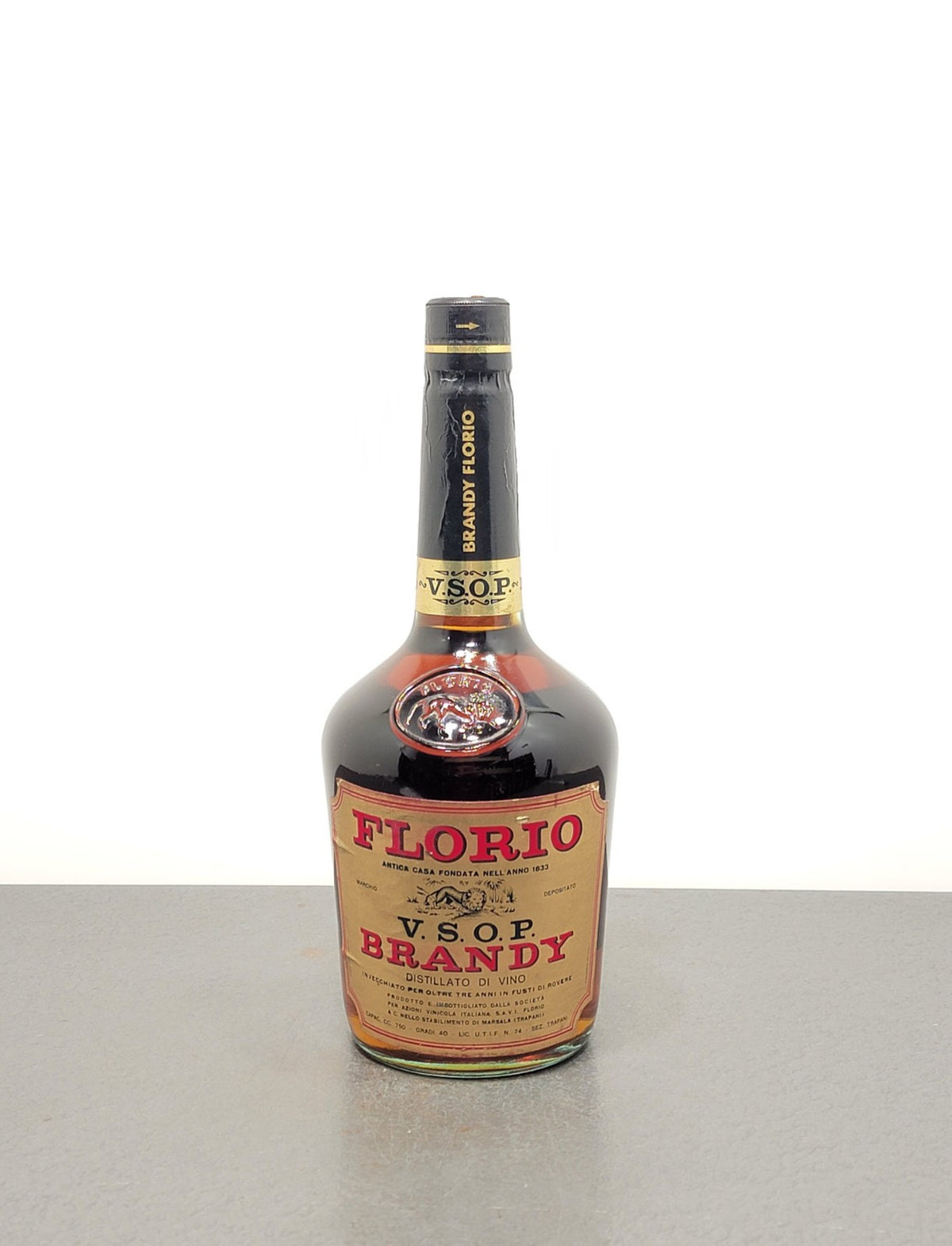 Brandy Florio 1960s bott. 75 cl 40%