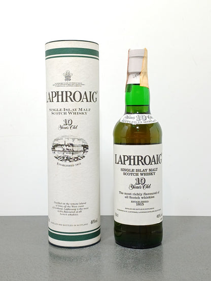 Whisky Laphroaig 10 years 1980s Single Islay Malt Scotch Whisky bott.70 cl 43%