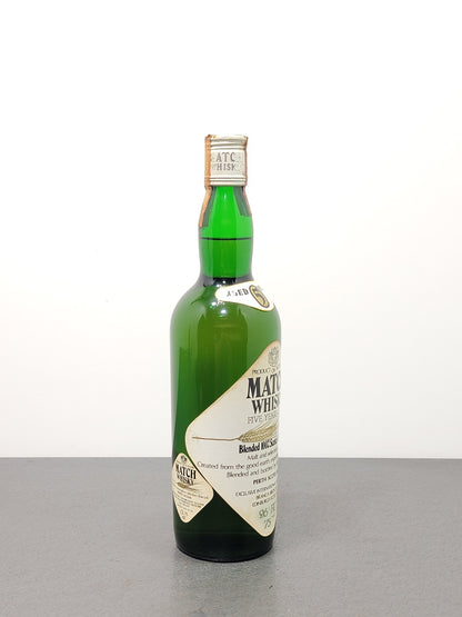 Whisky Match 5 years 1960s Blended Scotch Whisky bott.75 cl 43%