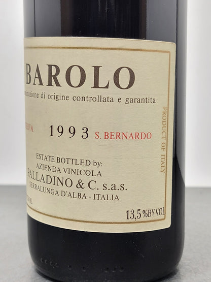 Barolo Palladino 1993 Riserva San Bernardo-Serralunga D'alba bott.75 cl 13.5%