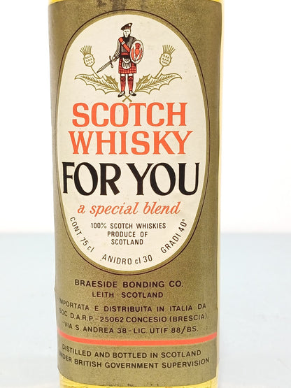 Scotch Whisky For You Special Blended anni 75bott.70 cl