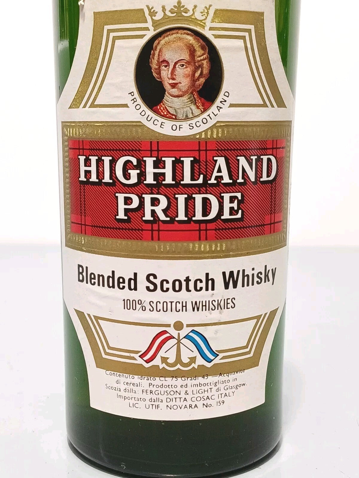 Whisky Highland Pride 8 years Blended Scotch Whisky anni 60 bott.75 cl