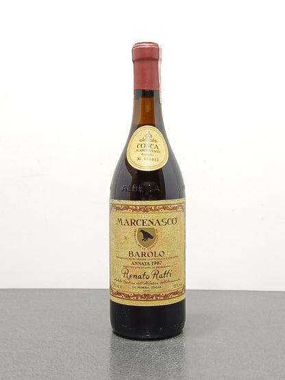 Barolo Renato Ratti 1987 Marcenasco Conca Abbazia dell'Annunziata bott.75 cl