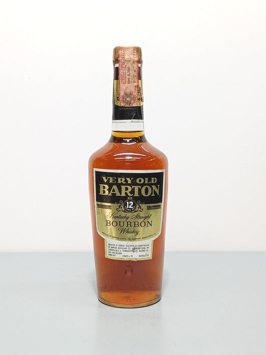 Whisky Very Old Barton 12 years Bourbon 1969 Bottled 1981 bott. 75 cl 40%