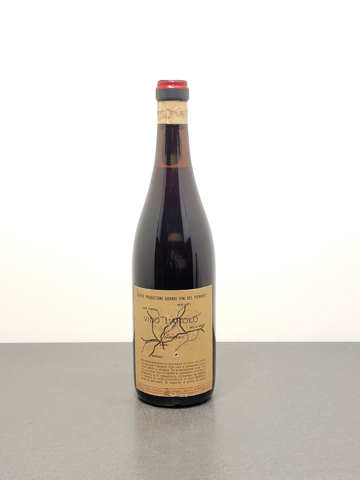 Barolo Scarpa Riserva Speciale 1970 Nizza Monferrato bott. 72 cl 13.5%