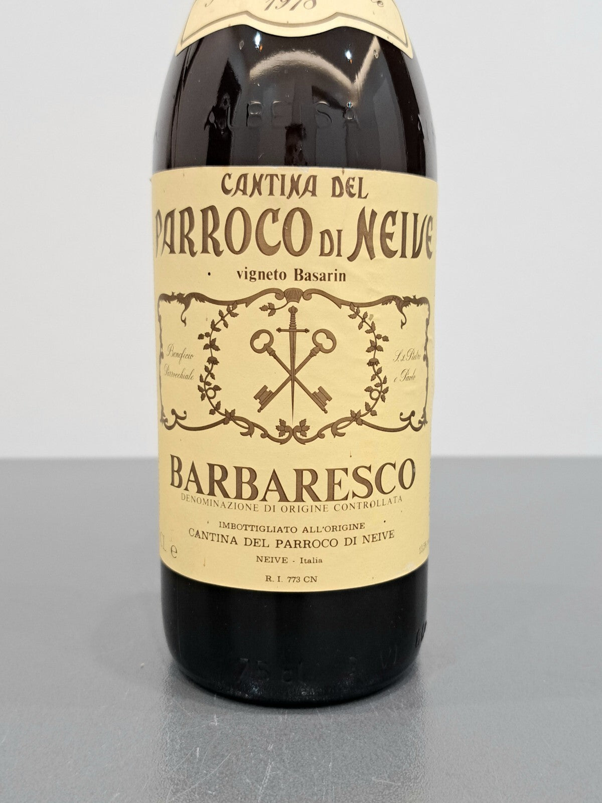 Barbaresco Parroco Neive 1978 Riserva Speciale Vigneto Basarin bott. 75 cl