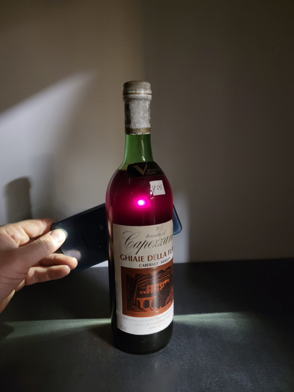 Capezzana Ghiaie della Furba 1979 Contini Bonacossi bott.75 cl 12.4%