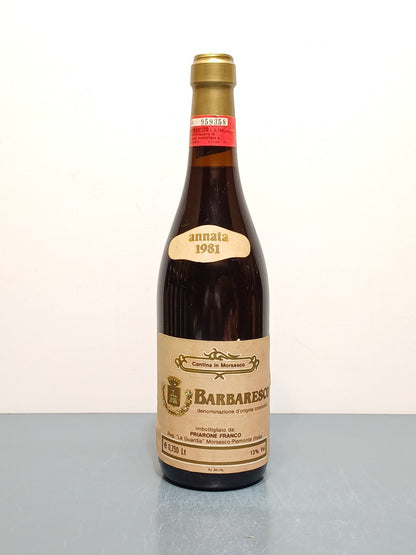 Barbaresco Priarone Franco 1981 bott. 75 cl 13%