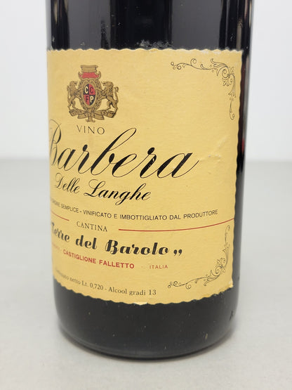 Barbera Terre Del Barolo 1975 Langhe Castiglione Falletto bott. 72 cl 13%