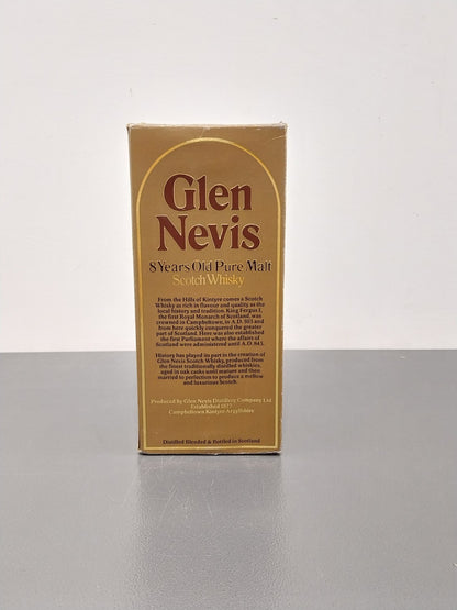 Whisky Glen Nevis 8 years old Pure Malt anni ‘70 bott. 0.75 cl