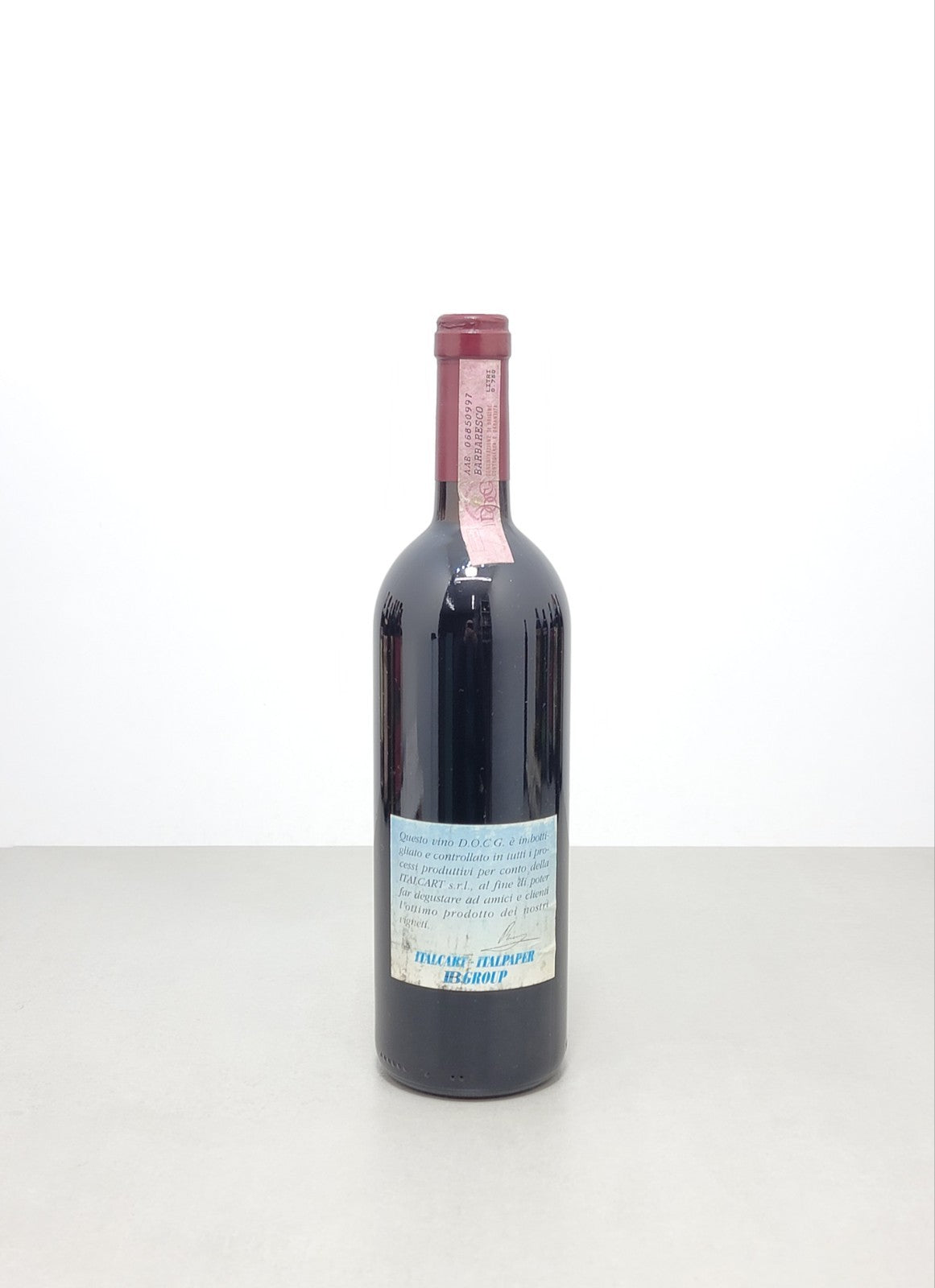 Barbaresco Musso Pora 1996 bott. 75 cl 13.5%