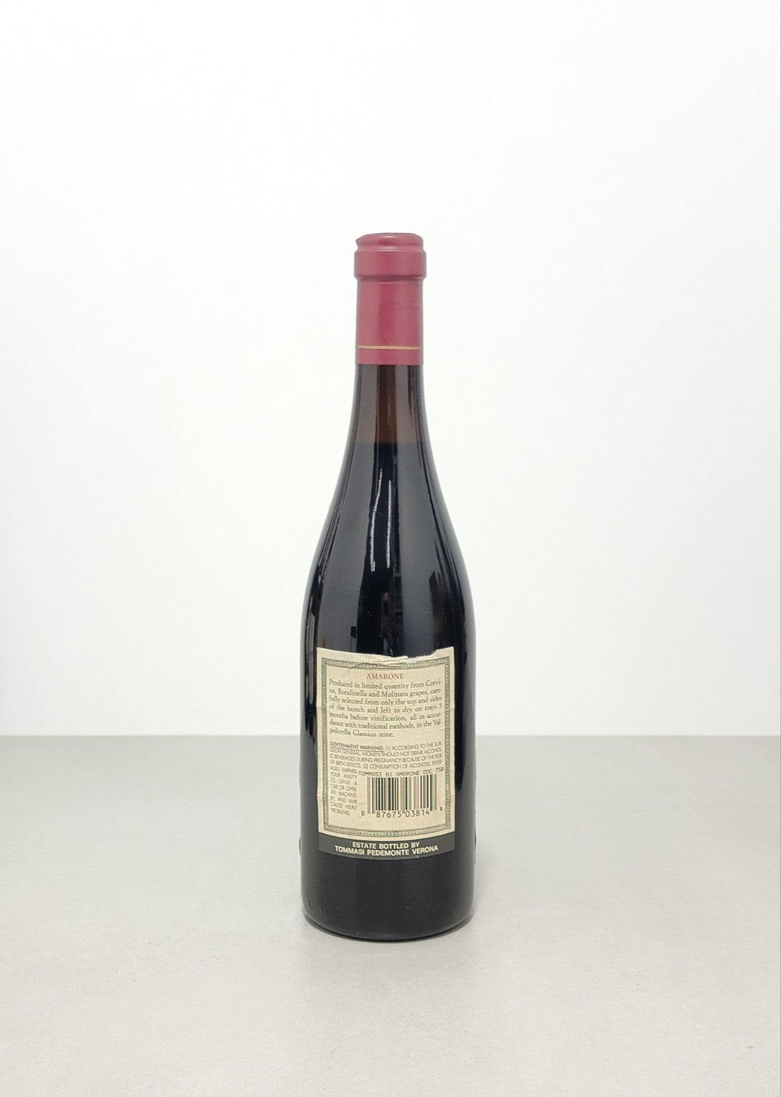 Amarone Tommasi 1981 Valpolicella Classico bott. 75 cl 15%