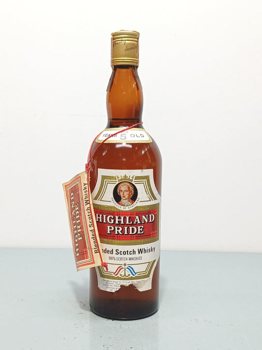 Whisky Highland Pride 5 years Blended Scotch Whisky anni 60 bott.75 cl