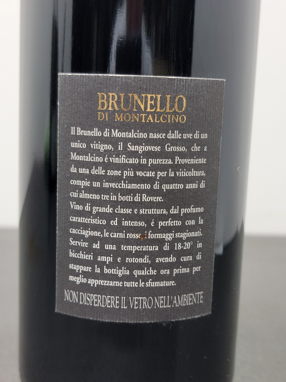 Brunello Di Montalcino Nardi 1991 bott.75 cl 13.5%