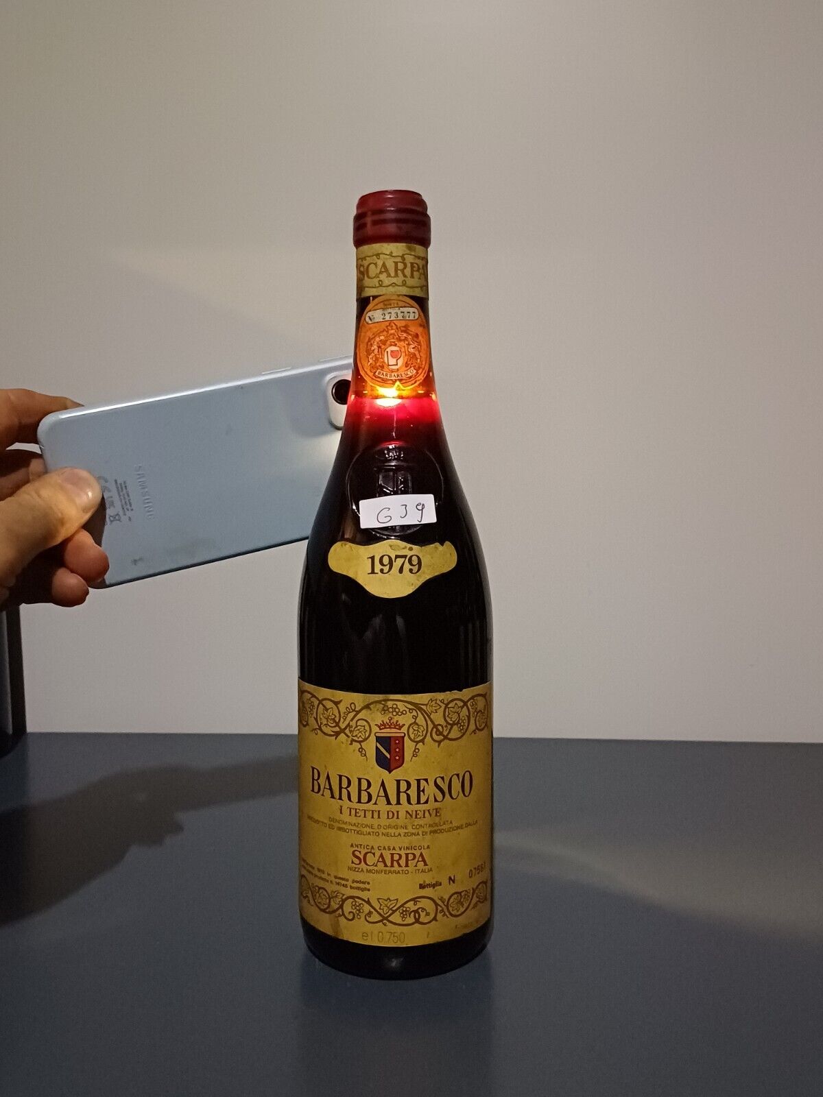 Barbaresco 1979 Scarpa I Tetti Di Neive bott. 75 cl