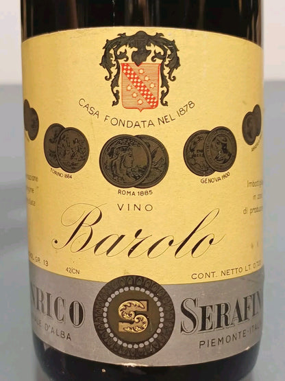 Barolo Enrico Serafino 1966 Riserva bott.72 cl 13%