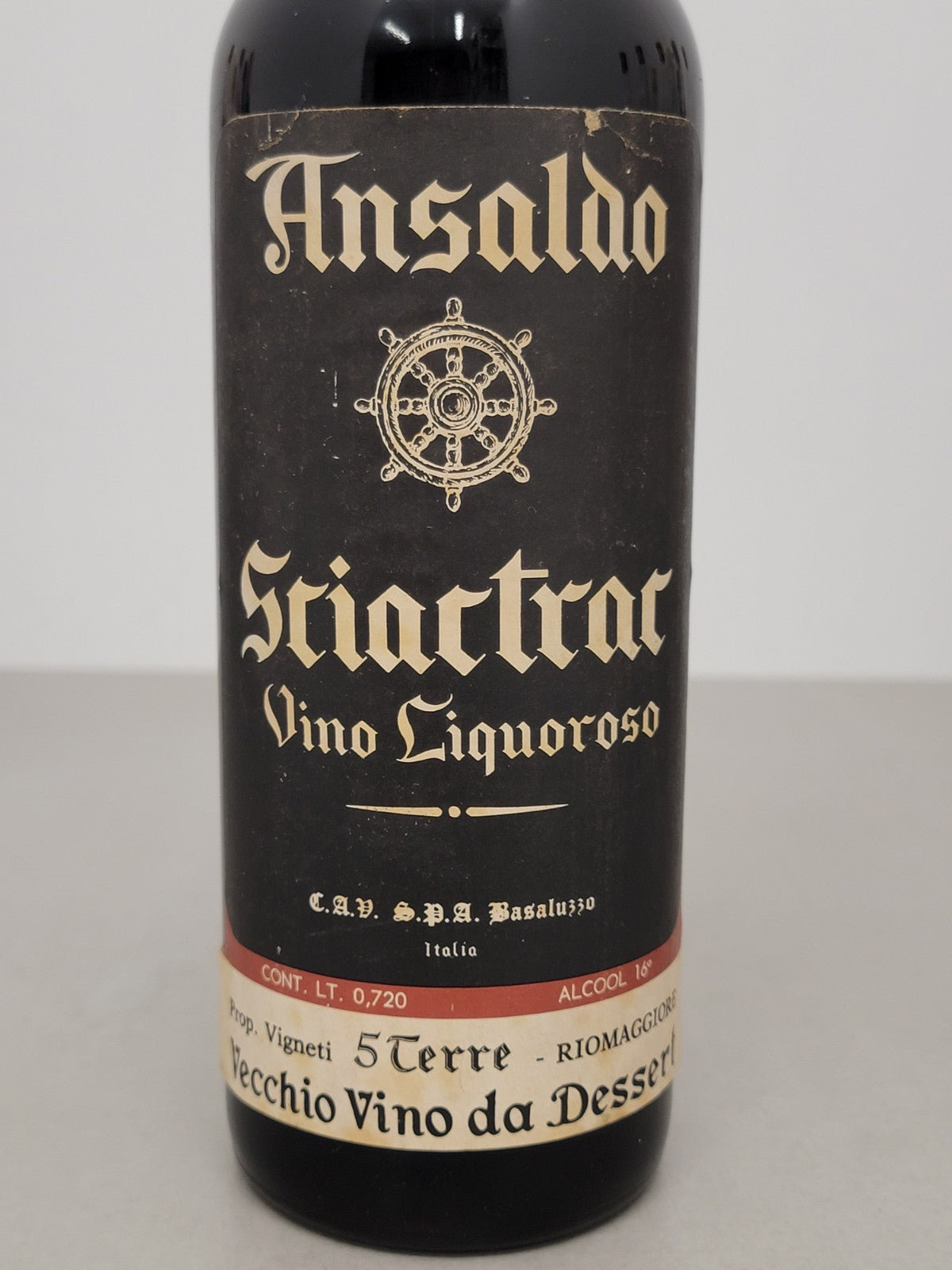 5 Terre Scaictrac 1964 Ansaldo Vino Da Dessert bott. 72 cl 16%