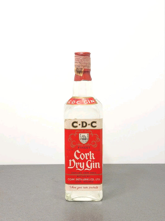 Dry Gin Cork Red Label 1960s bott.75 cl 43%