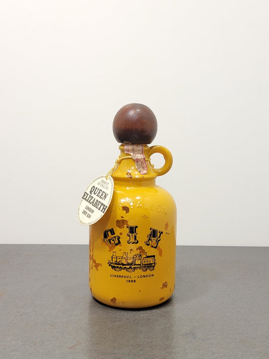 Gin Queen Elizabeth 1970s Duncan Gilbey & Matheson London Dry Gin bott.75 cl 40%