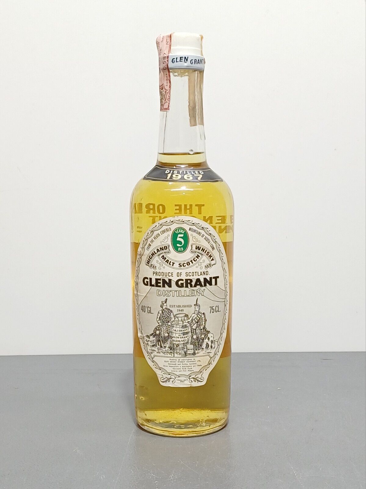 Glen Grant 5 years 1967 Highland Malt bott.75 cl 40%
