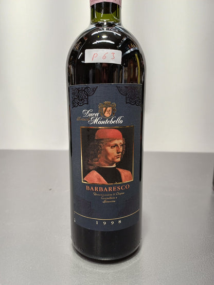 Barbaresco Duca Bortini Di Montebello 1998 bott. 75 cl 13,5%