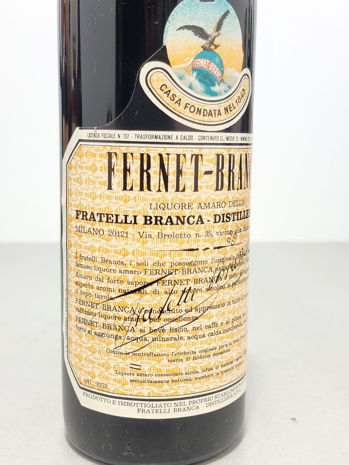 Fernet Branca 1975 bott.75 cl 45%