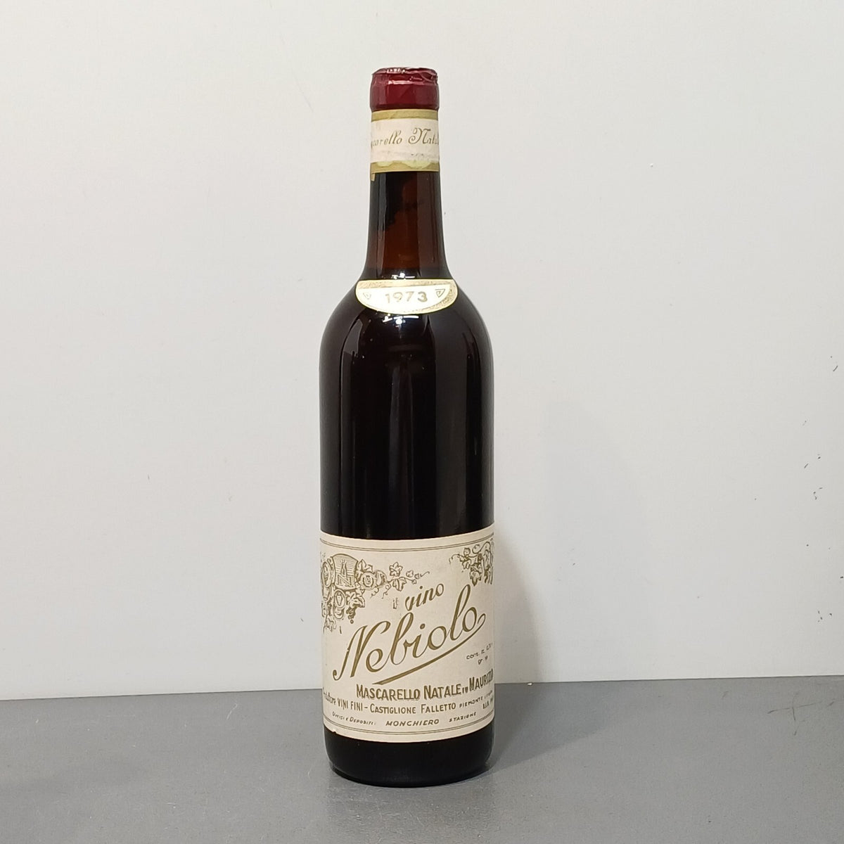 Nebbiolo Mascarello 1973 Natale fu Maurizio Castiglione Falletto bott. 72 cl