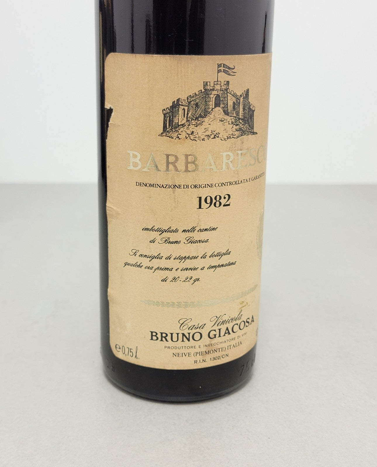 Barbaresco Bruno Giacosa 1982 Neive bott..75 cl 13,5%