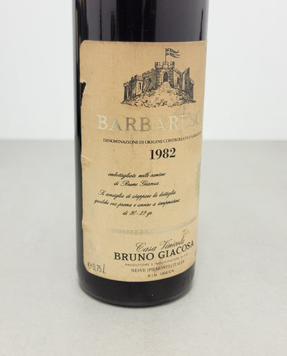 Barbaresco Bruno Giacosa 1982 Neive bott..75 cl 13,5%