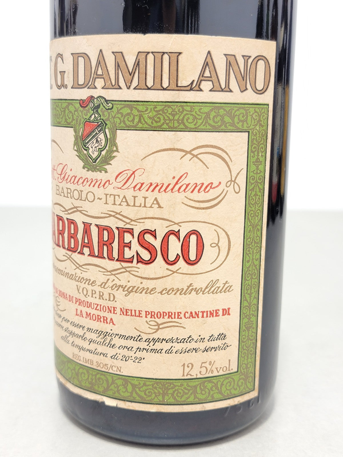 Barbaresco Damilano 1975  La Morra bott..75 cl 12.5%