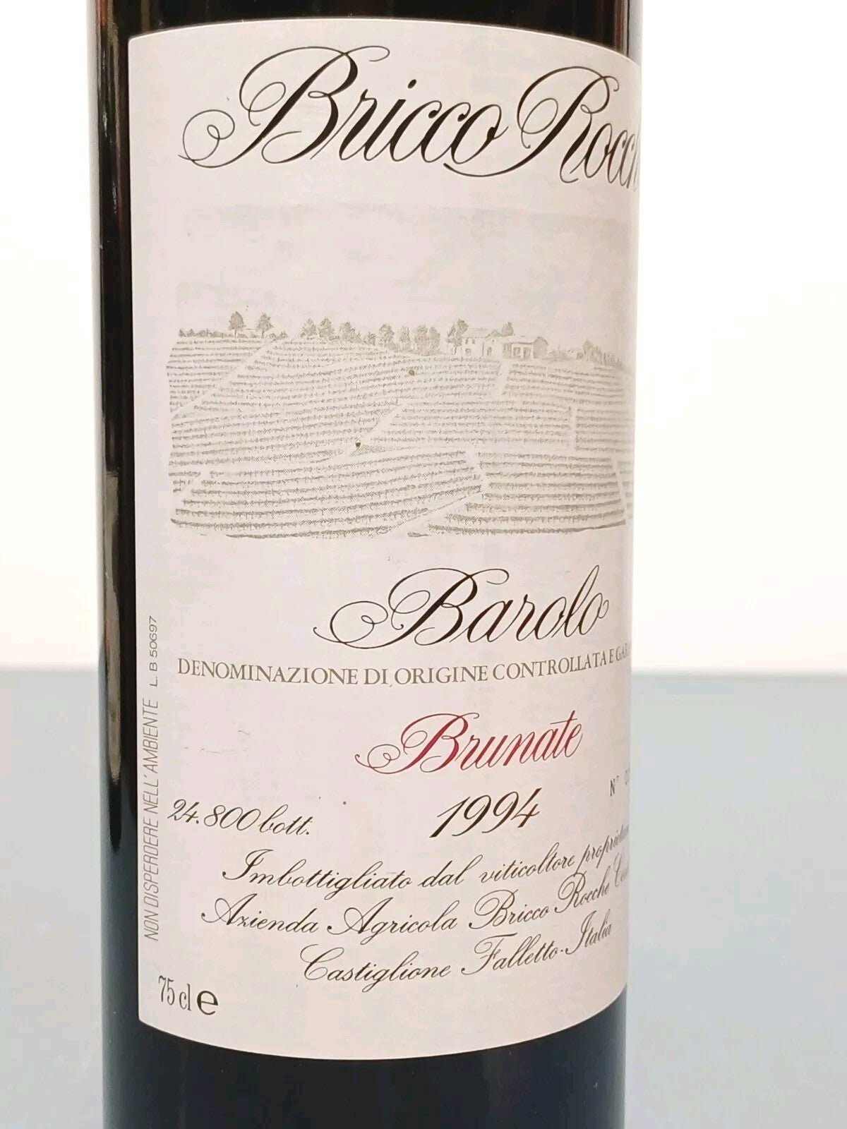 Barolo Bricco Rocche 1994 Brunate Ceretto Castiglione Falletto bott.75cl 13.5%