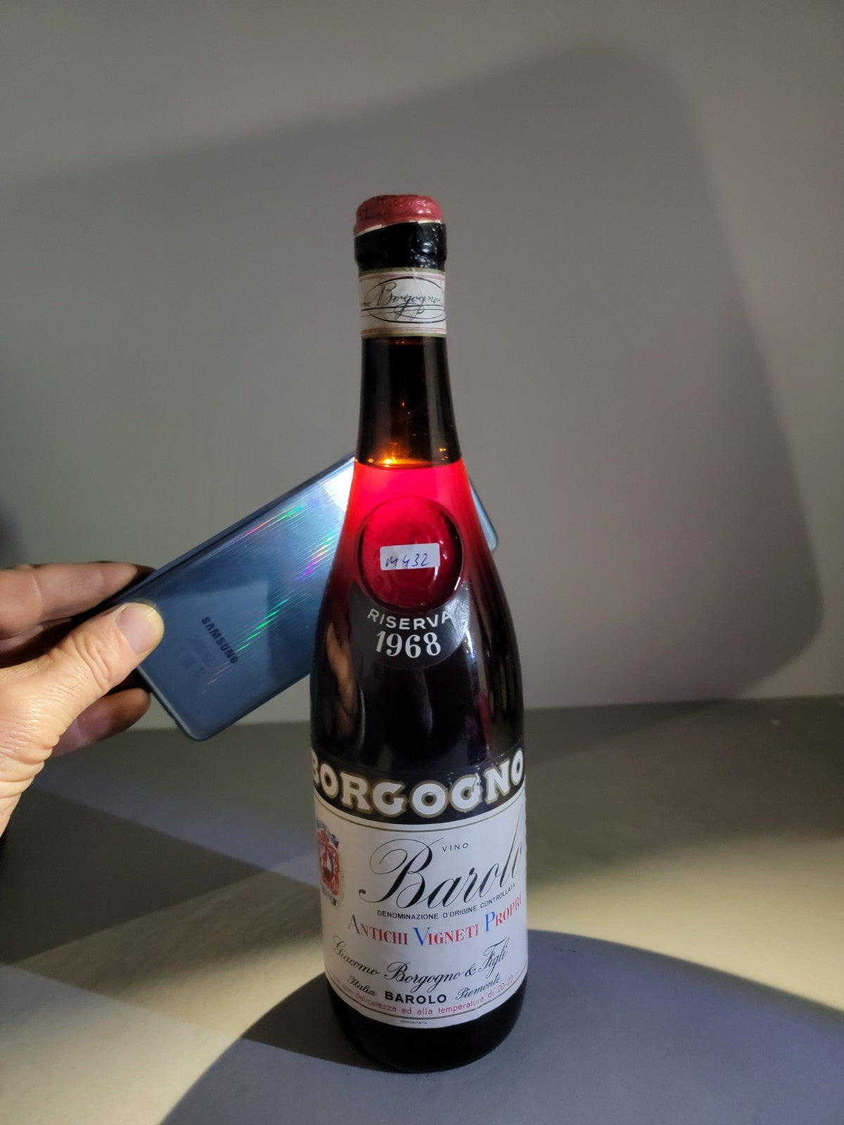 Barolo Borgogno Riserva 1968 Antichi Vigneti Propri bott.72 cl 13,5%