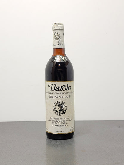 Barolo Villadoria 1974 Riserva Speciale Serralunga D'alba CE DI VI 75 cl 13%