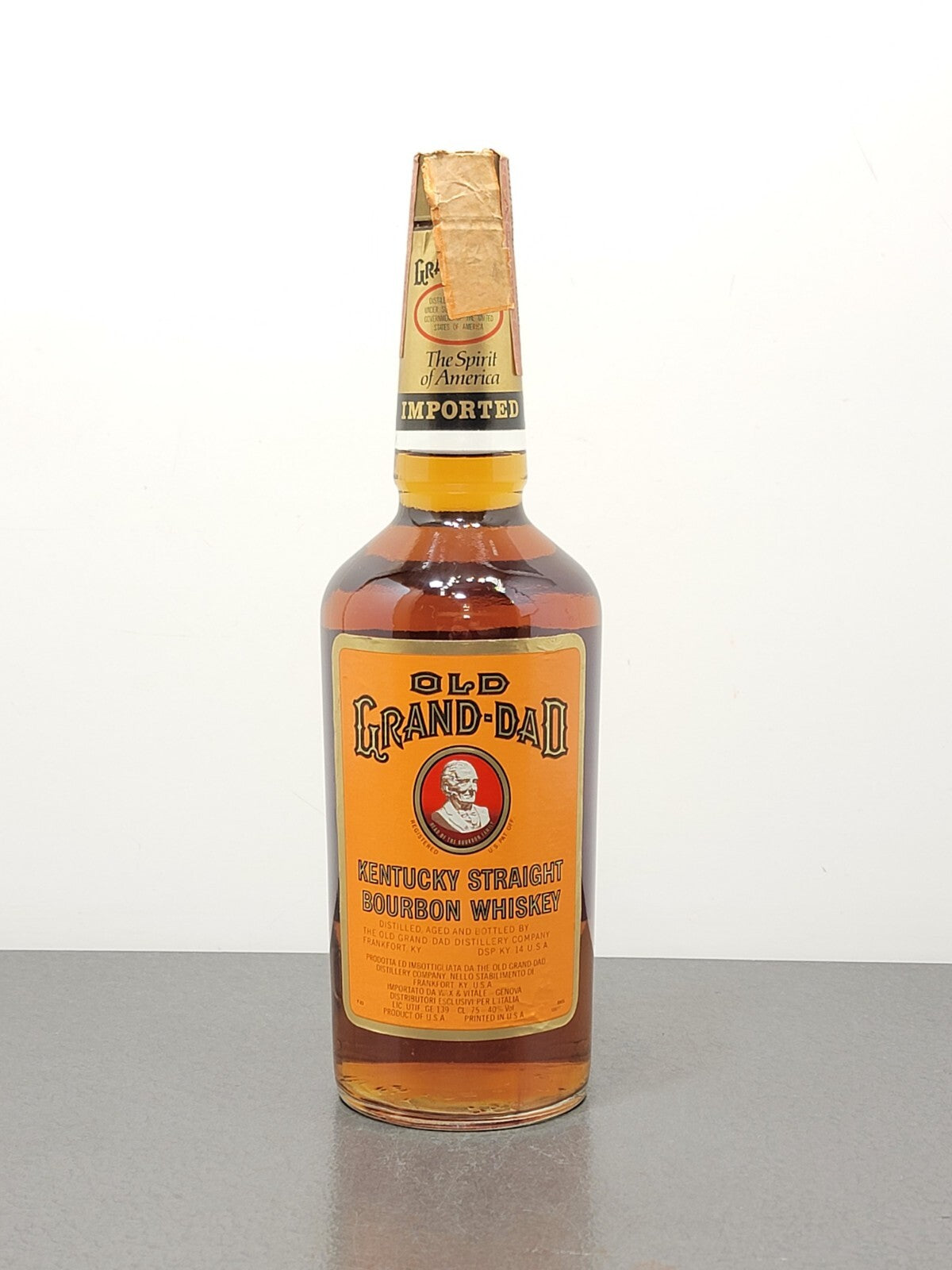 Whisky Old Grand Dad Kentucky Straight Bourbon 1983 bott.75 cl 40%