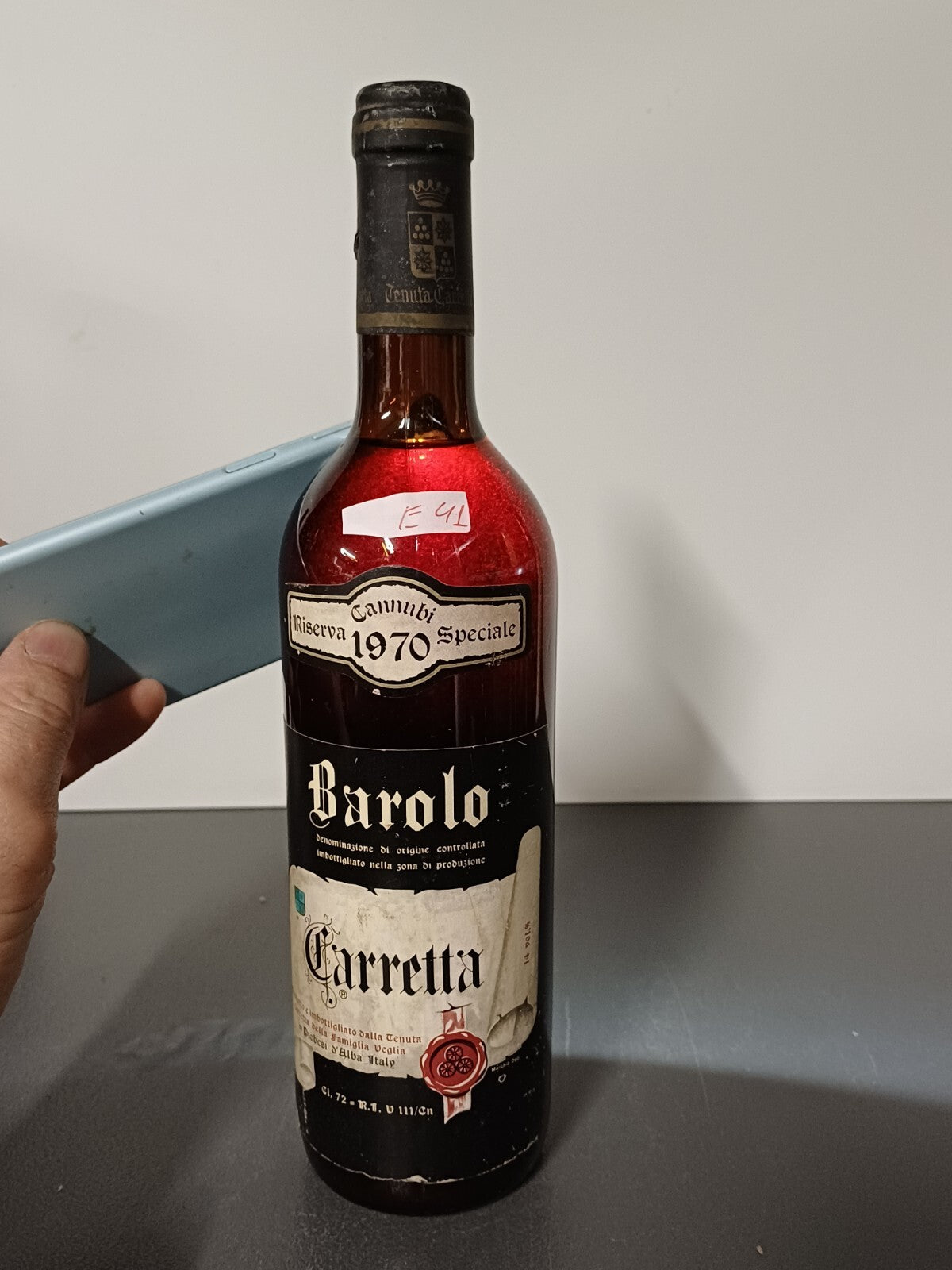 Barolo Carretta 1970 Cannubi Riserva Speciale bott. 72 cl 14%