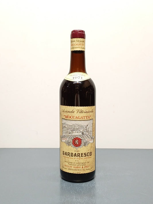 Barbaresco Moccagatta 1971 Minuto Mario & Figli bott. 72 cl