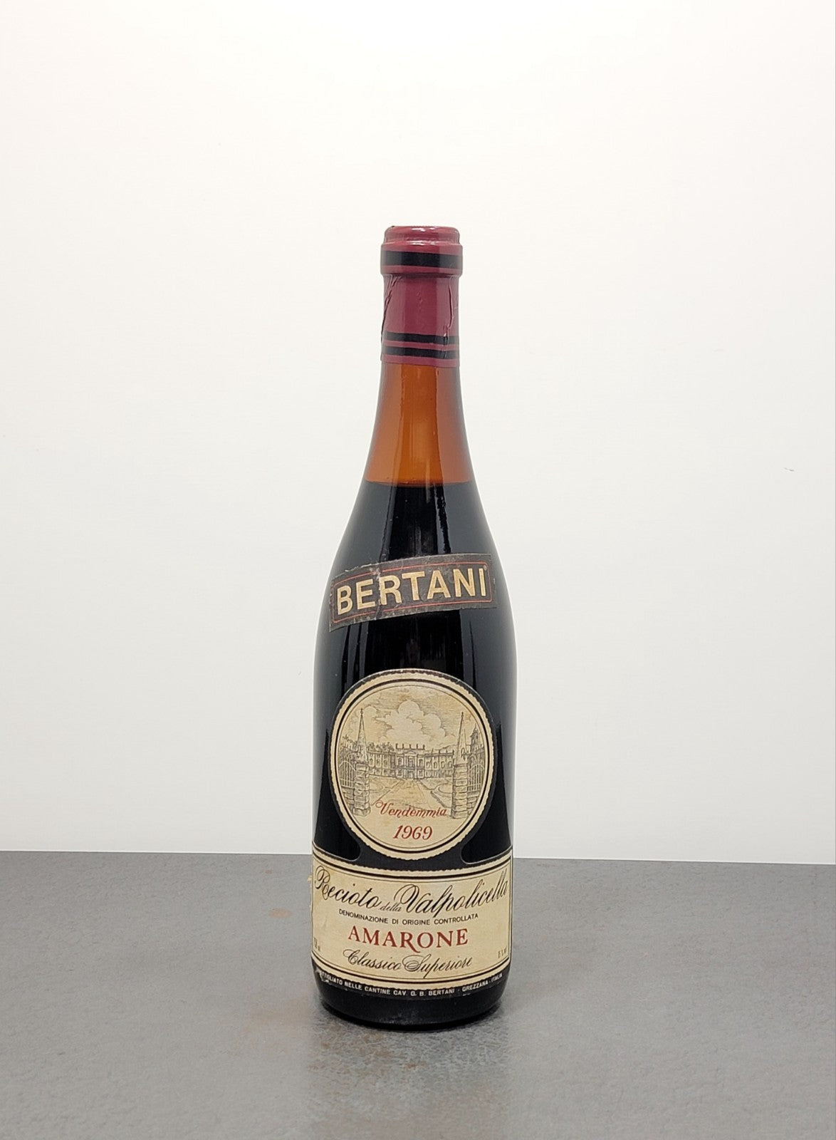 Amarone Bertani 1969 Recioto della Valpolicella Classico Bott..75 cl 15%_2