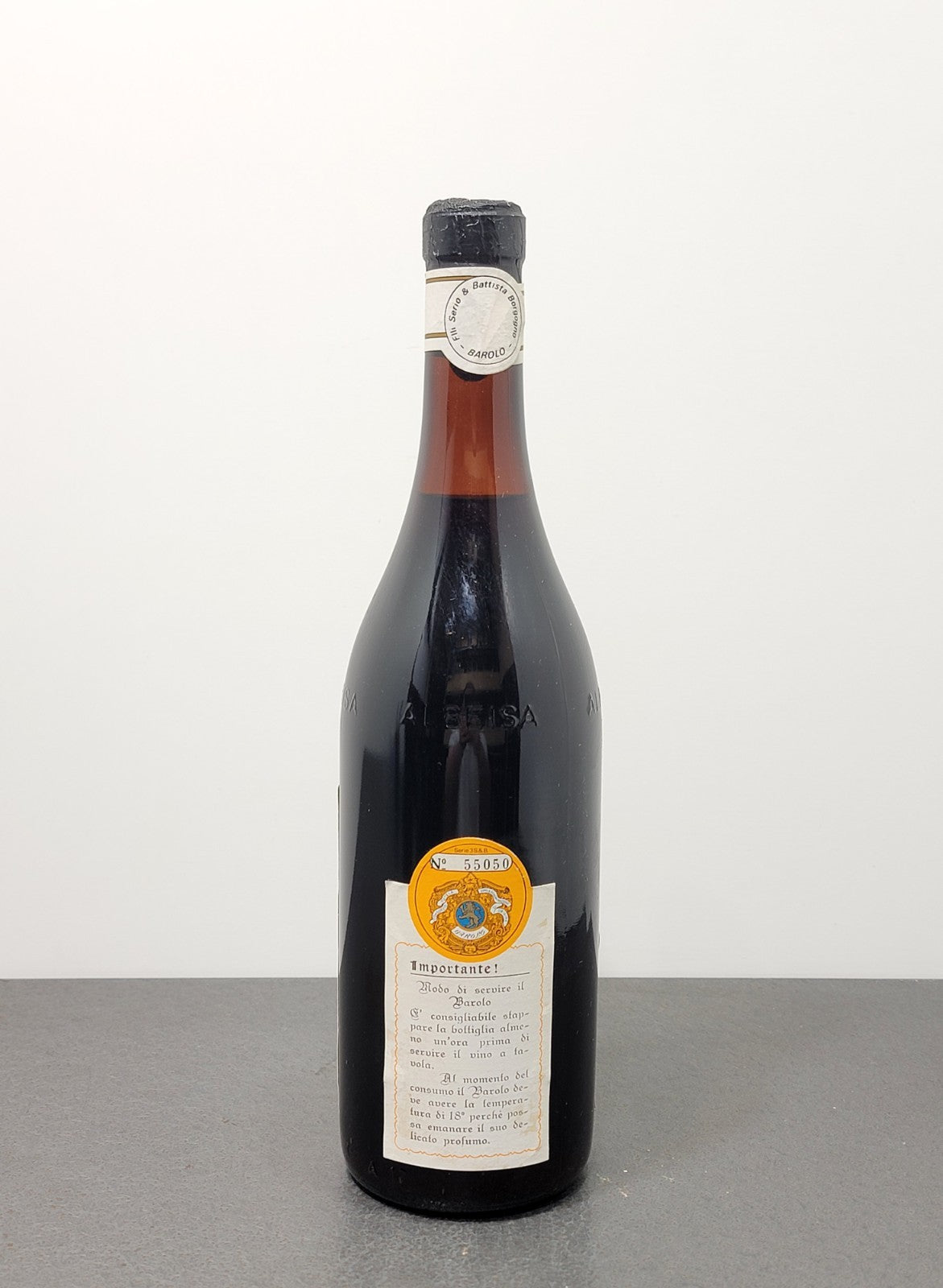 Barolo F.lli Serio & Battista Borgogno 1976 Riserva bott.75 cl 13 %